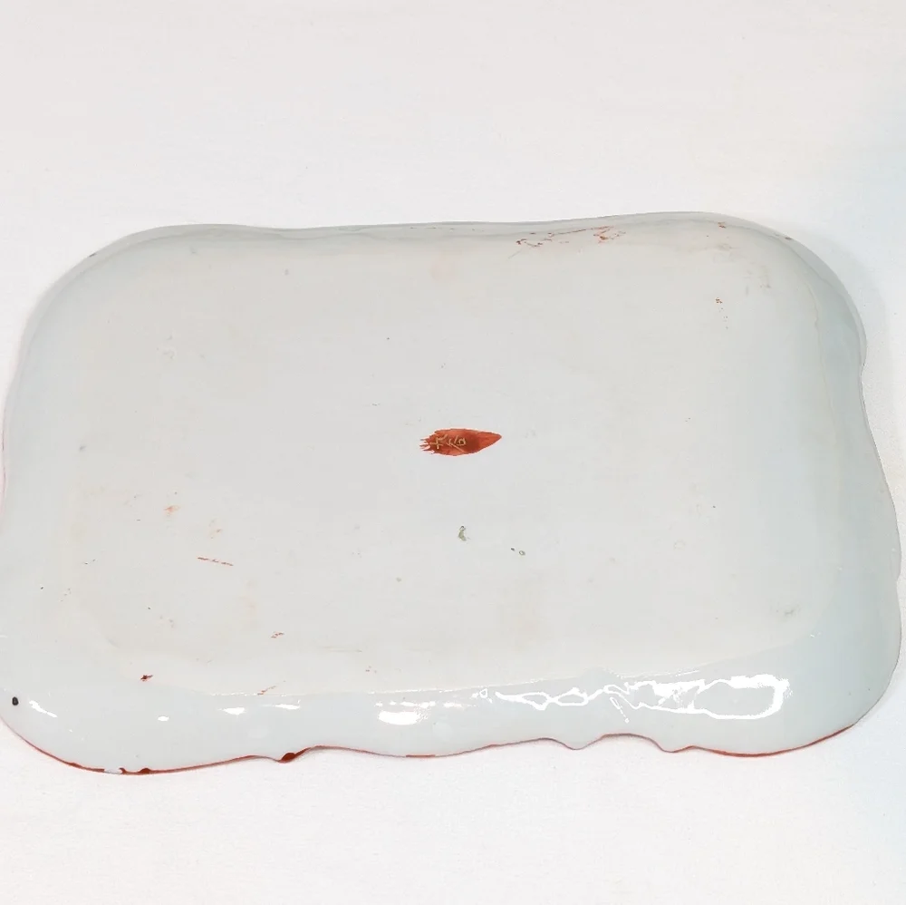 Vintage Japanese Kutani Hand Painted Platter